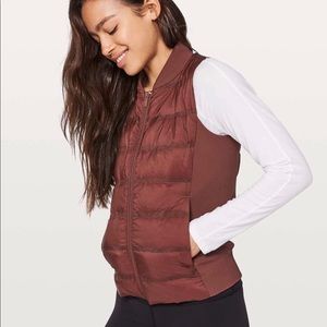Lululemon Down and Around Vest Dark Cedar 6